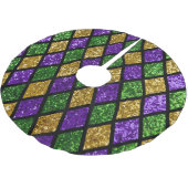 Glitterende paillettes diamanten, feestelijke acht kerstboom rok (Gekanteld)