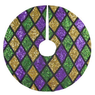 Glitterende paillettes diamanten, feestelijke acht kerstboom rok