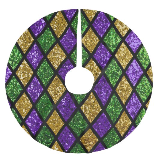 Glitterende paillettes diamanten, feestelijke acht kerstboom rok (Voorkant)