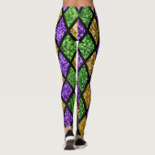 Glitterende paillettes diamanten, feestelijke acht leggings (Achterkant)