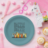 Glitterende papieren bord (Feest)