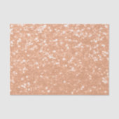 Glitterende perzik nepkleur van het jaar 2024 tissuepapier (Voorkant)