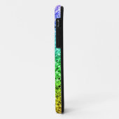 Glitterende Regenboog Glans Bling Glam Paars Turqu Case-Mate iPhone Case (Achterkant/links)