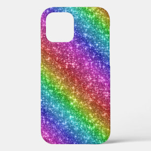Glitterende Regenboog Glans Case-Mate iPhone Case