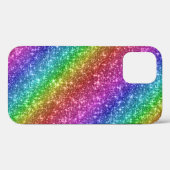 Glitterende Regenboog Glans Case-Mate iPhone Case (Achterkant (horizontaal))