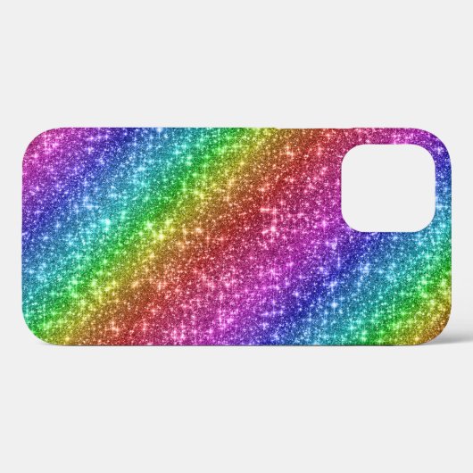 Glitterende Regenboog Glans Case-Mate iPhone Case (Achterkant (horizontaal))