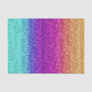 Glitterende Regenboog Gradiënt Glitters Tissuepapier