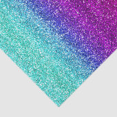 Glitterende Regenboog Gradiënt Glitters Tissuepapier (Detail)