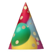 Glitterende Roze Feest Feesthoedjes (Voorkant)