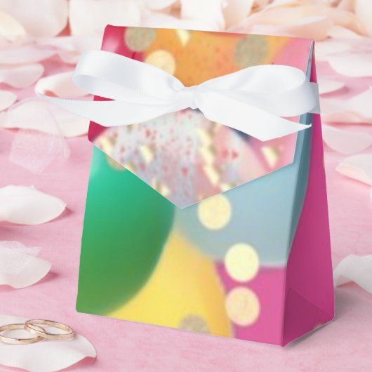 Glitterende Roze Feestje  Bedankdoosjes (Huwelijk)