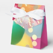 Glitterende Roze Feestje  Bedankdoosjes (Voorkant Zijde)