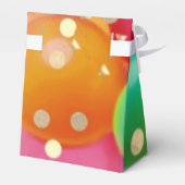 Glitterende Roze Feestje  Bedankdoosjes (Achterkant)