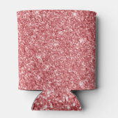 Glitterende Roze Glans Glitter Blikjeskoeler (Achterkant)