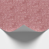 Glitterende Roze Glans Glitter Cadeaupapier (Hoek)