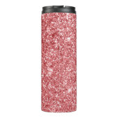 Glitterende Roze Glans Glitter Thermosbeker (Achterkant)