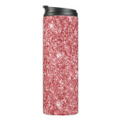 Glitterende Roze Glans Glitter Thermosbeker (Geroteerd rechts)