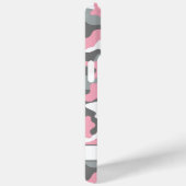 Glitterende Roze Grijs Camouflage Persoonlijk Case-Mate iPhone Case (Achterkant / Rechts)