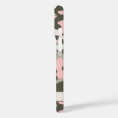 Glitterende Roze Groene Camouflage Gepersonaliseer Case-Mate iPhone Case (Achterkant / Links)