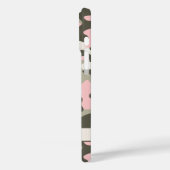 Glitterende Roze Groene Camouflage Persoonlijk Case-Mate iPhone Case (Achterkant / Links)