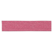 Glitterende Roze & Zilver Glitters Korte Tafelloper (Horizontaal)