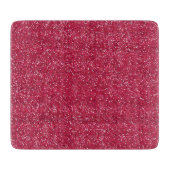 Glitterende Roze & Zilver Glitters Snijplank (Voorkant)