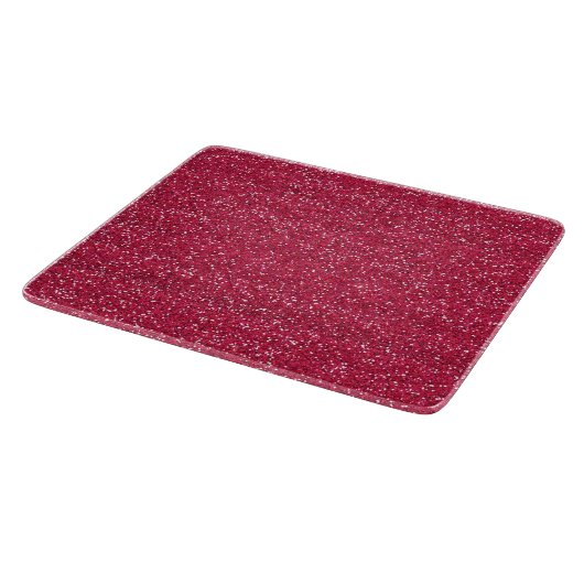 Glitterende Roze & Zilver Glitters Snijplank (Hoek)