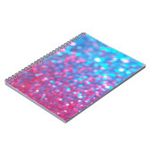 Glitterende schittering notitieboek (Linkerzijde)