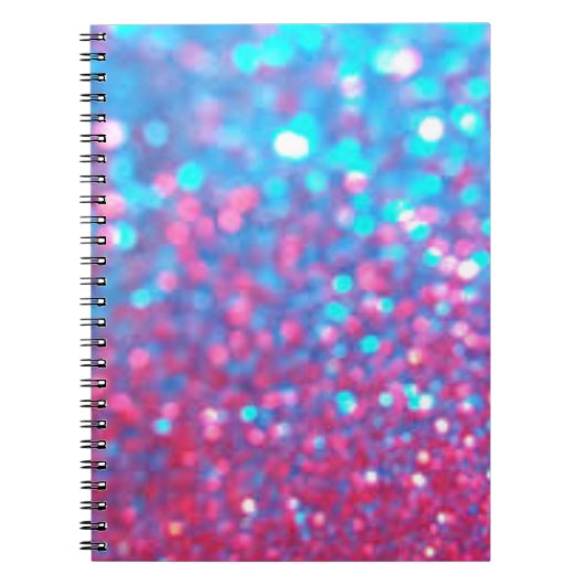 Glitterende schittering notitieboek (Voorkant)