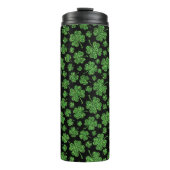 Glitterende Shamrock Extravaganza Thermosbeker (Voorkant)