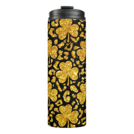 Glitterende Shamrock Extravaganza Thermosbeker