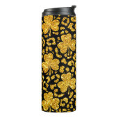 Glitterende Shamrock Extravaganza Thermosbeker (Gedraaid links)