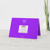 Glitterende sneeuwvlokken feestdagen kaart (Achterkant)