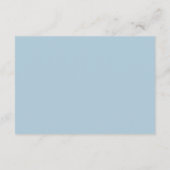 Glitterende Snowy Forest Wedding Enclosure Kaart (Achterkant)