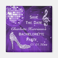Glitterende Stiletto Hak Bachelorette Save The Dat
