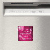 Glitterende Stiletto Hiel Bachelorette Save The Da Magneet (Insitu (Vaatwasser))