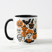 Glitterende Whimsical Halloween Mok (Links)