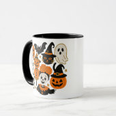 Glitterende Whimsical Halloween Mok (Voorkant links)