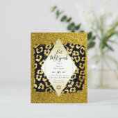 Glitterfeest BAT MITZVAH Meisjesachtig GOUD Glanze (Staand voorkant)