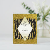 Glitterfeest BAT MITZWAH Meisjesachtig GOUD Glanze (Staand voorkant)