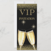Glitterfeest voor VIP's Kaart (Voorkant)