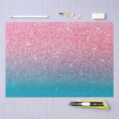 Glittergradiënt roze tissuepapier (Craft)