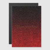 Glittergradiënt voor zwart-rood (Voorkant / Achterkant)