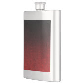 Glittergradiënt voor zwart-rood heupfles (Links)
