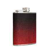 Glittergradiënt voor zwart-rood heupfles (Rechts)