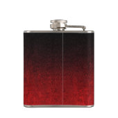 Glittergradiënt voor zwart-rood heupfles (Achterkant)