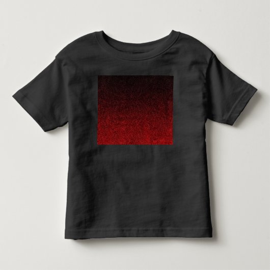 Glittergradiënt voor zwart-rood kinder shirts (Voorkant)