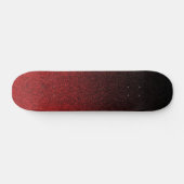 Glittergradiënt voor zwart-rood persoonlijk skateboard (Horizontaal)
