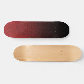 Glittergradiënt voor zwart-rood persoonlijk skateboard (Horizontaal)