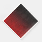 Glittergradiënt voor zwart-rood servet (Hoek)