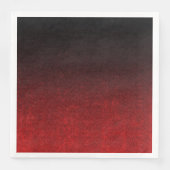 Glittergradiënt voor zwart-rood servet (Voorkant)